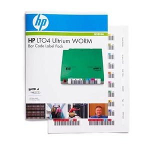 HP Ultrium 4 WORM Bar Code Label Pack: