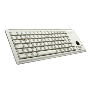 Tastatur G84-4400 PS/2 grau Tastatur-Layout US-Englisch