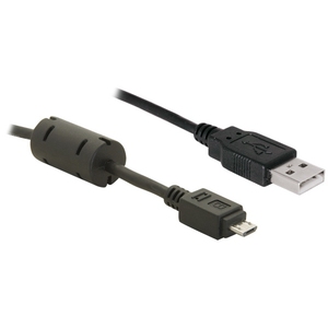 Kabel Micro-USB Stecker/USB Stecker 3m, USB 2.0