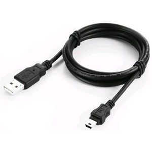 USB-Direktkabel A/B Mini schwarz