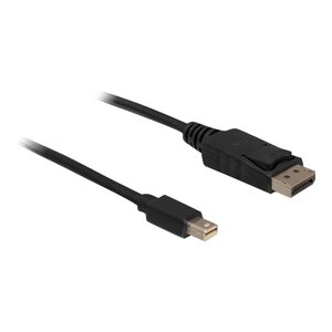 Mini DisplayPort/DisplayPort Kabel Schwarz 2 m