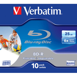 BD-R Single Layer 25GB Printable 10er Pack