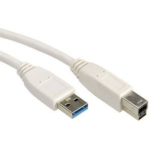 USB3.0 Kabel Stecker A/Stecker B weiß 1,8m