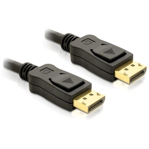 Kabel DisplayPort Stecker/Stecker Schwarz 5m