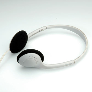 Stereo Kopfhörer mit Lautstärkeregler Grau