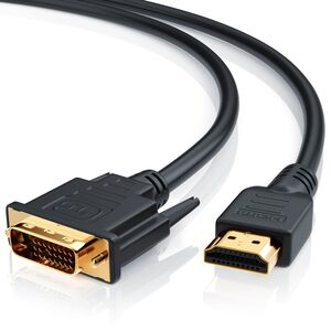 Kabel DVI-D/HDMI Stecker/Stecker Schwarz 2m