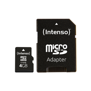 Micro SD HC Speicherkarte inkl. Adapter 4096MB