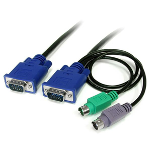 3-in-1 PS/2 VGA KVM Kabel