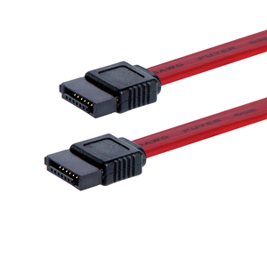 SATA Datenkabel SATA7-pin/SATA7-pin Stecker/Stecker Rot 30cm