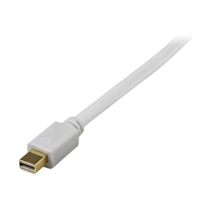 Mini DisplayPort auf DVI Aktiv Adapter/ Konverter Kabel 1920x1200 - Weiß