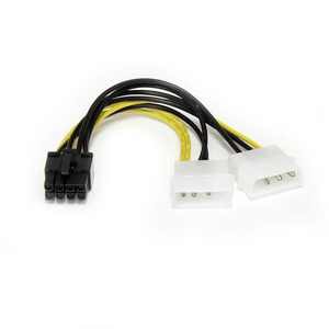 Stromkabel Adapter LP4 auf 8-Pin PCI Express Grafikkarten Stromkabel 15cm