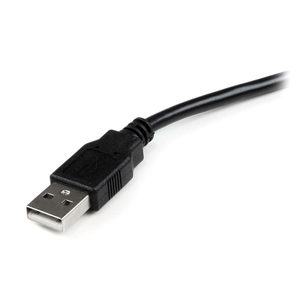 USB zu Parallel Adapterkabel Stecker/Stecker schwarz 1,5m