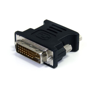 DVI/VGA Adapter Stecker/Buchse schwarz 10er Pack