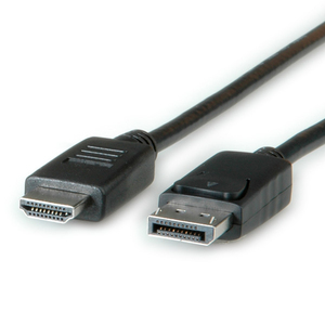 DisplayPort-Stecker HDMI-A-Stecker 3m Schwarz