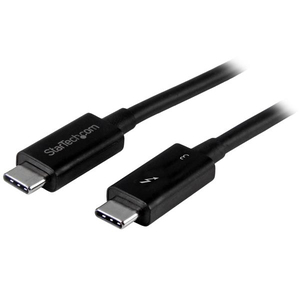 Thunderbolt 3/USB-C Kabel Stecker/Stecker 0,5m schwarz