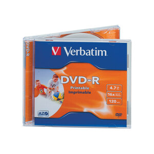 DVD-R 4.7GB 16X Printable 10 Stück Jewel Case