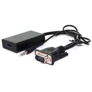 Adapterkabel VGA+Audio zu HDMI 0,15 m