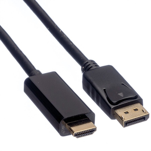 DisplayPort Kabel DisplayPort/HMDI Stecker/Stecker Schwarz 2m