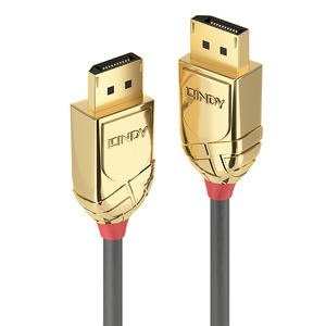 Gold DisplayPort-Kabel Stecker/Stecker 2m grau