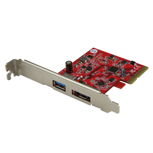 USB 3.1 (10Gbit/s) und eSATA PCIe Karte 1xUSB-A/1xeSATA