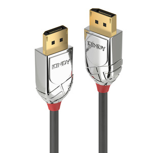 Cromo Line DisplayPort Anschlusskabel Stecker/Stecker Grau 3 m