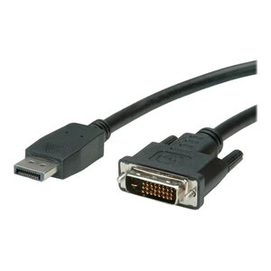 Videokabel DisplayPort/DVI-D Stecker/Stecker Schwarz 1,5m