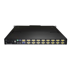 KVM Konsole für Server Racks 48,3cm (19") mit 16 Ports Einbaufähig