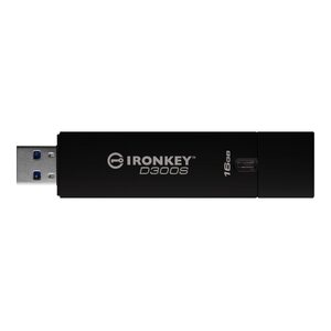 IronKey D300S USB 3.1 16 GB Schwarz