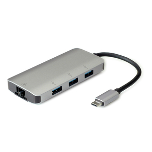 USB-C auf Gigabit Ethernet Konverter Hub 3xUSB