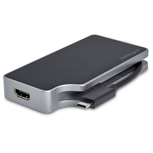 USB-C Multiport Display Adapter 4-in-1 USB-C/DVI/HDMI/Mini DisplayPort/VGA 95W Schiefergrau