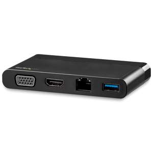 USB-C Multiport Adapter mit HDMI und VGA USB-A/VGA/HDMI/GigE