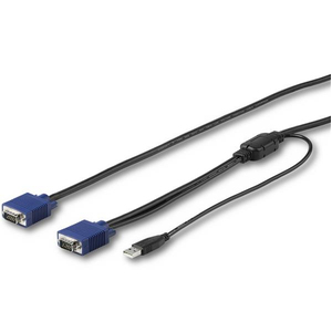 KVM Kabel für Rackmount-Konsolen VGA- und USB-Konsolenkabel 1,8 m