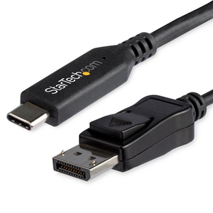 USB-C/DisplayPort Kabel Schwarz 1,8m