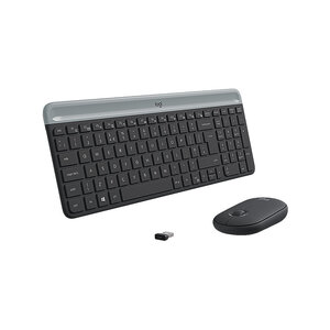 Wireless MK470 Slim Combo kabelloses Tastatur-Maus-Set Graphit Layout Deutsch