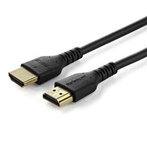 HDMI Kabel mit Ethernet HDMI/HDMI Stecker/Stecker Schwarz 1m