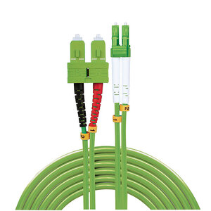 LWL-Kabel 50/125µm LC/SC Stecker/Stecker Grün 1m