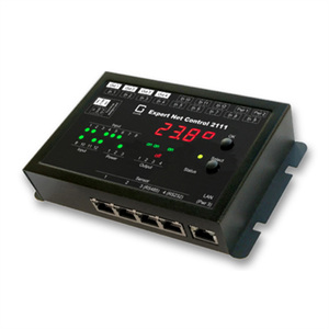 2111-1 Expert control 4 Relaisausgänge, 12 passive Signaleingänge TCP/IP, 12 I/O,4 sensor
