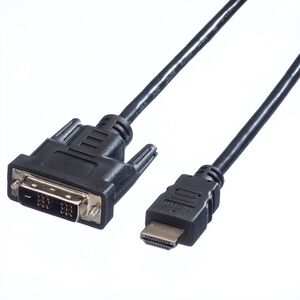 Monitorkabel DVI/HDMI Stecker/Stecker Schwarz 1,5m