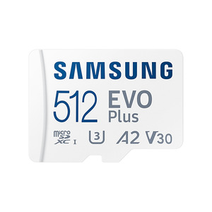 EVO Plus 512GB microSDXC UHS-I U1 Speicherkarte inkl. SD-Adapter