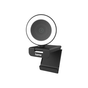 Hama Webcam mit Ringlicht C-800 Pro QHD mit Fernbedienung