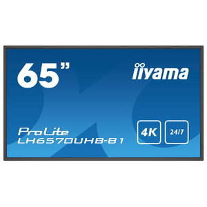 ProLite LH6570UHB-B1 163,8cm (64,5") Digital Signage 3840x2160 Pixel 4000:1 700cd/m² 8ms