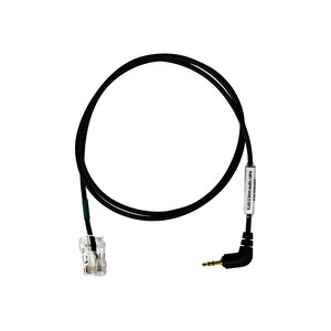 Headset-Kabel Sub-mini 2,5mm/RJ-45 Stecker schwarz