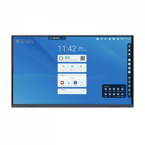 V7 Interactive Flat Panel (IFP) – 65 Zoll 4K Android 11 Bildschirm 4 GB/32 GB mit Wi-Fi und Wandhalterung