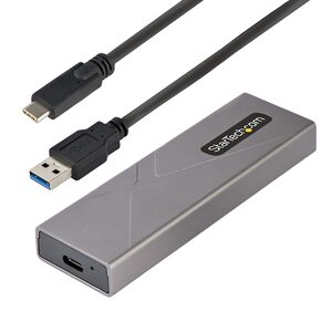 USB-C/A M.2 Externes Gehäuse für NVMe und SATA M.2  M/B+M key werkzeuglos