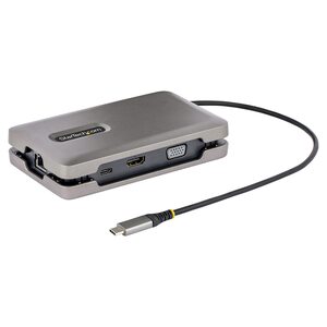 USB C Multiport Adapter  USB-C auf 4k HDMI/VGA, Dual Monitor Dockingstation