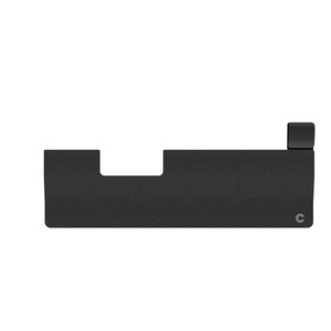 Design Tastatur-Maus-Handgelenkauflage erweitert Schwarz