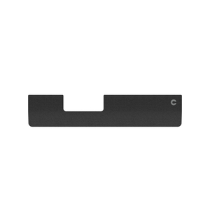 Design Tastatur-Maus-Handgelenkauflage schmal Schwarz
