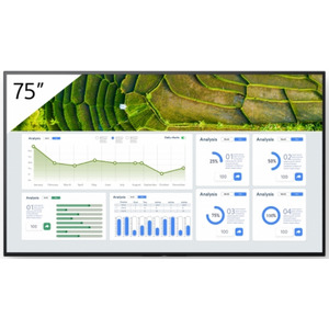 FW-75BZ30L Signage-Display Digital Beschilderung Flachbildschirm 190,5 cm (75") LCD WLAN 440 cd/m² 4K Ultra HD Schwarz Android 24/7