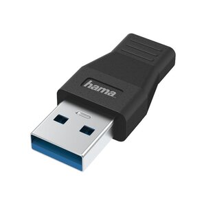 Hama   00200354  Kabeladapter USB  Type-A USB  Typ-C  Schwarz