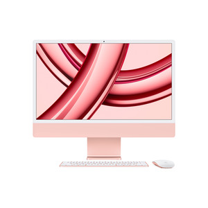 iMac pink mit Retina 4.5k Display Apple M3 8C 61cm (24") 8 GB RAM 256 GB SSD 8-Core GPU Magic Mouse, Magic Keyboard mit Touch-ID